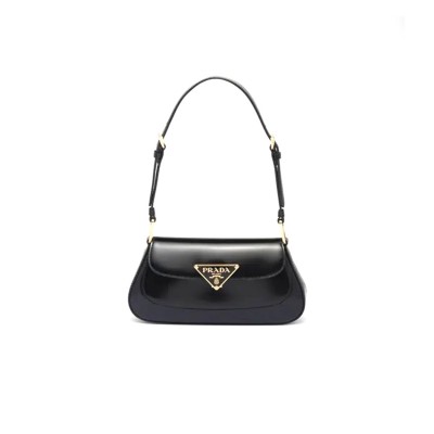 PRADA BRUSHED LEATHER SHOULDER BAG 1BD345 (24*11*4cm)  